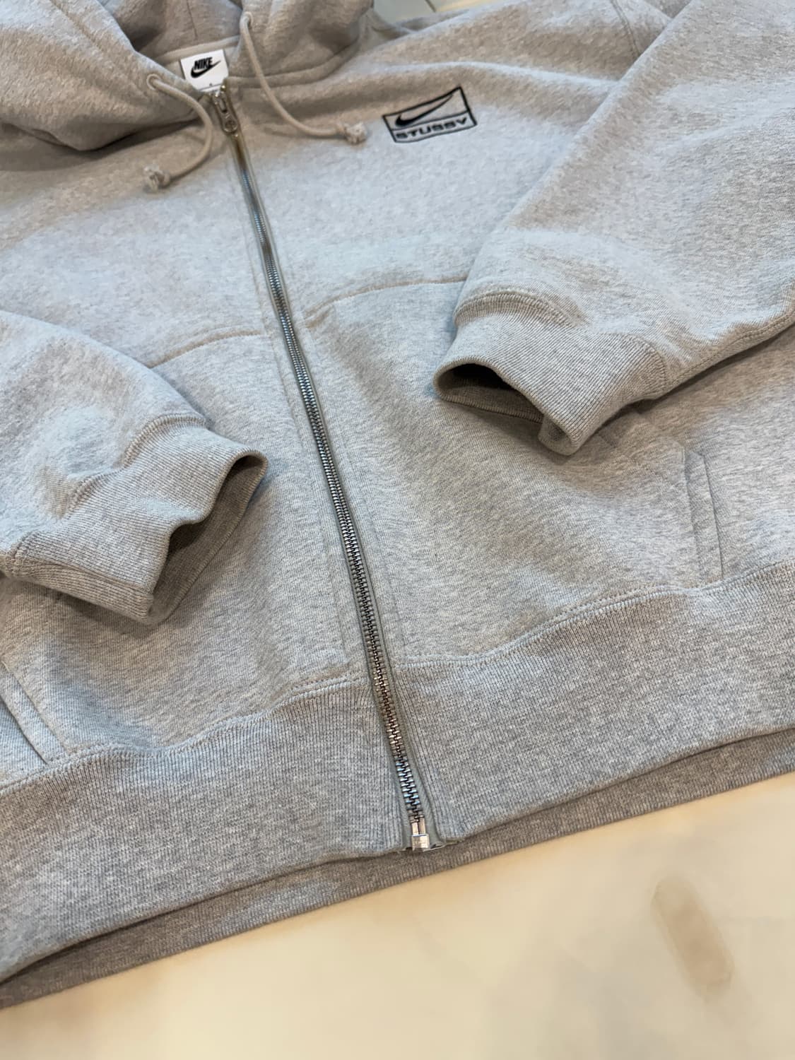 나이키x스투시 나투시 후드 집업 그레이 L(105-110) 상품이미지5