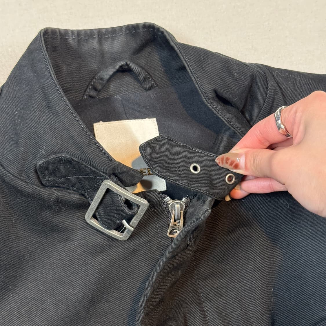 M) 디젤 Diesel 10ss 알케미 라인 버클 넥 자켓 상품이미지3