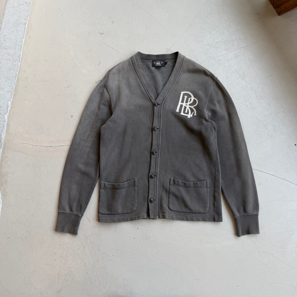 RRL 가먼트다잉 스웻 가디건 상품이미지2