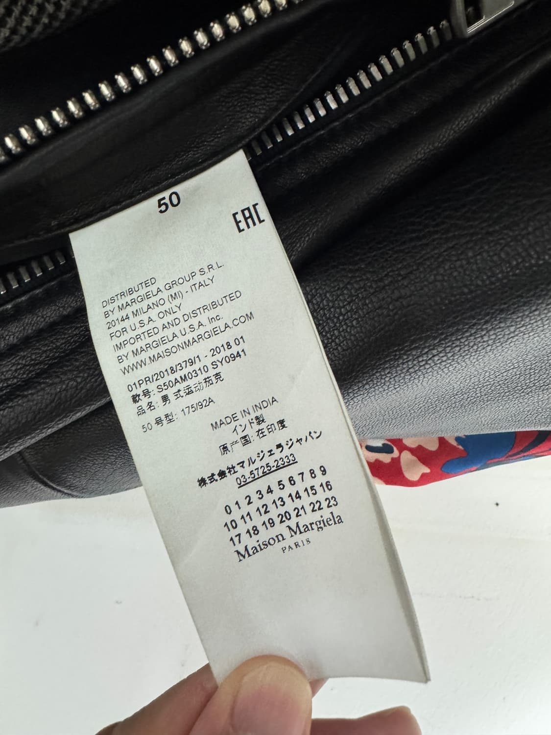 마르지엘라 18ss 후드 가죽 상품이미지8