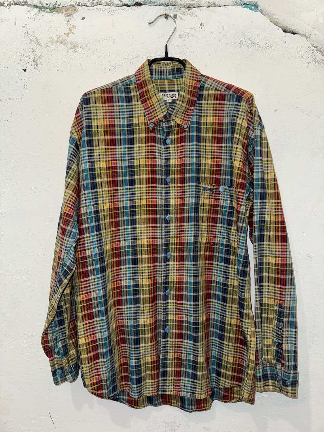 Missoni 미쏘니 스포츠 체크 셔츠 상품이미지1