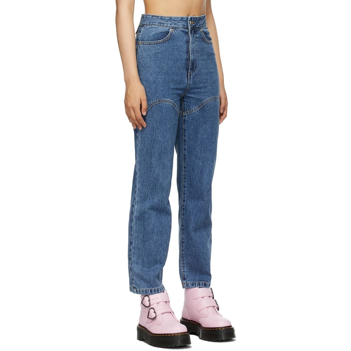 SJYP 절개 스트레이트 데님 팬츠 상품이미지1