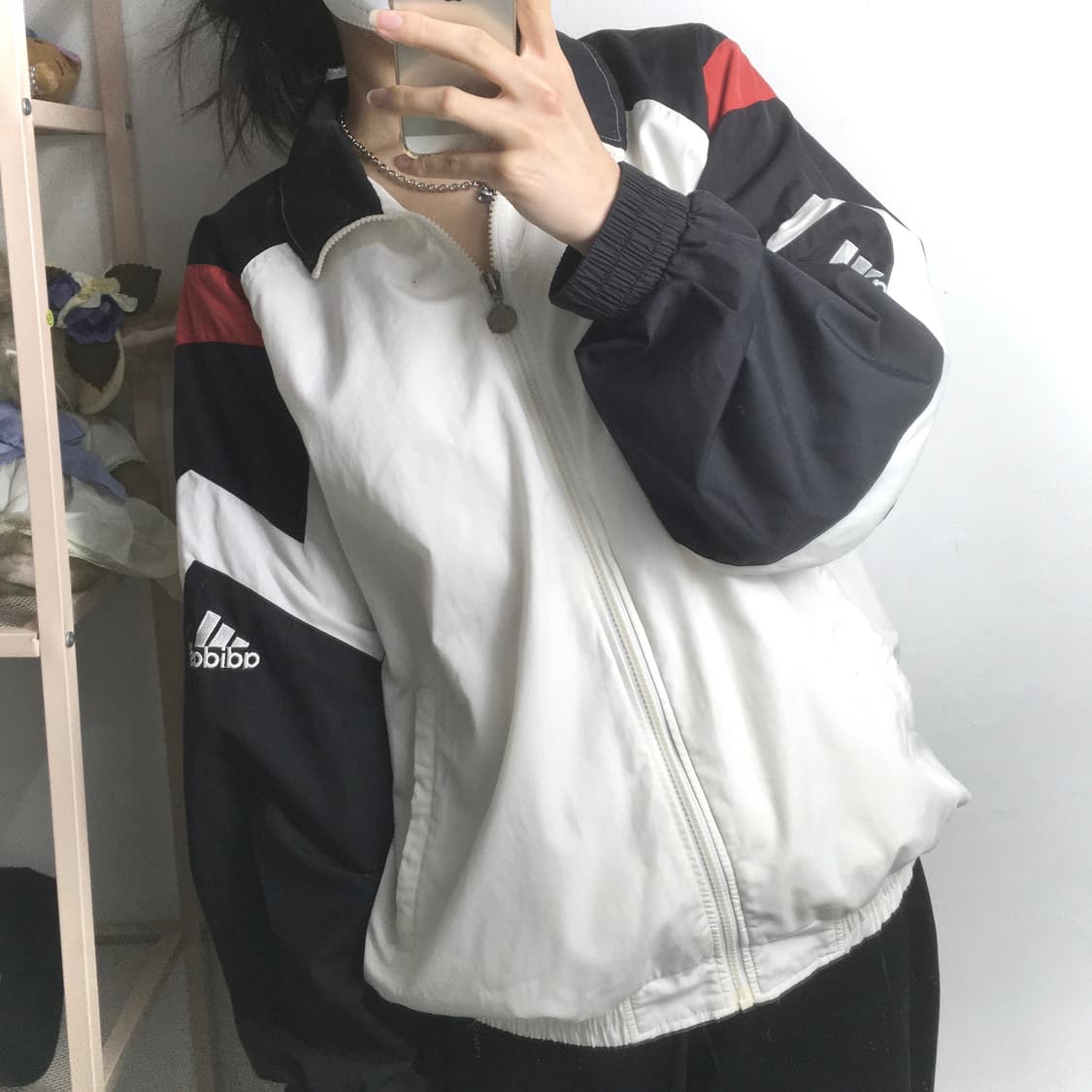 아디다스 80년대 올드스쿨 대대장 바람막이 상품이미지3