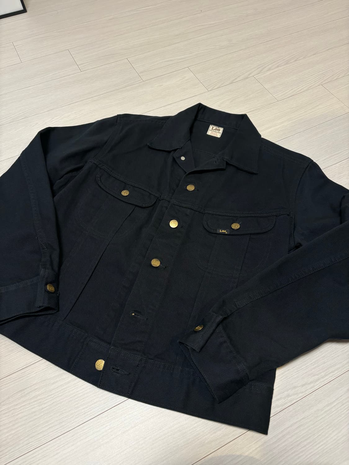 LEE 리 재팬 웨스턴 데님 자켓 블랙 M 상품이미지1