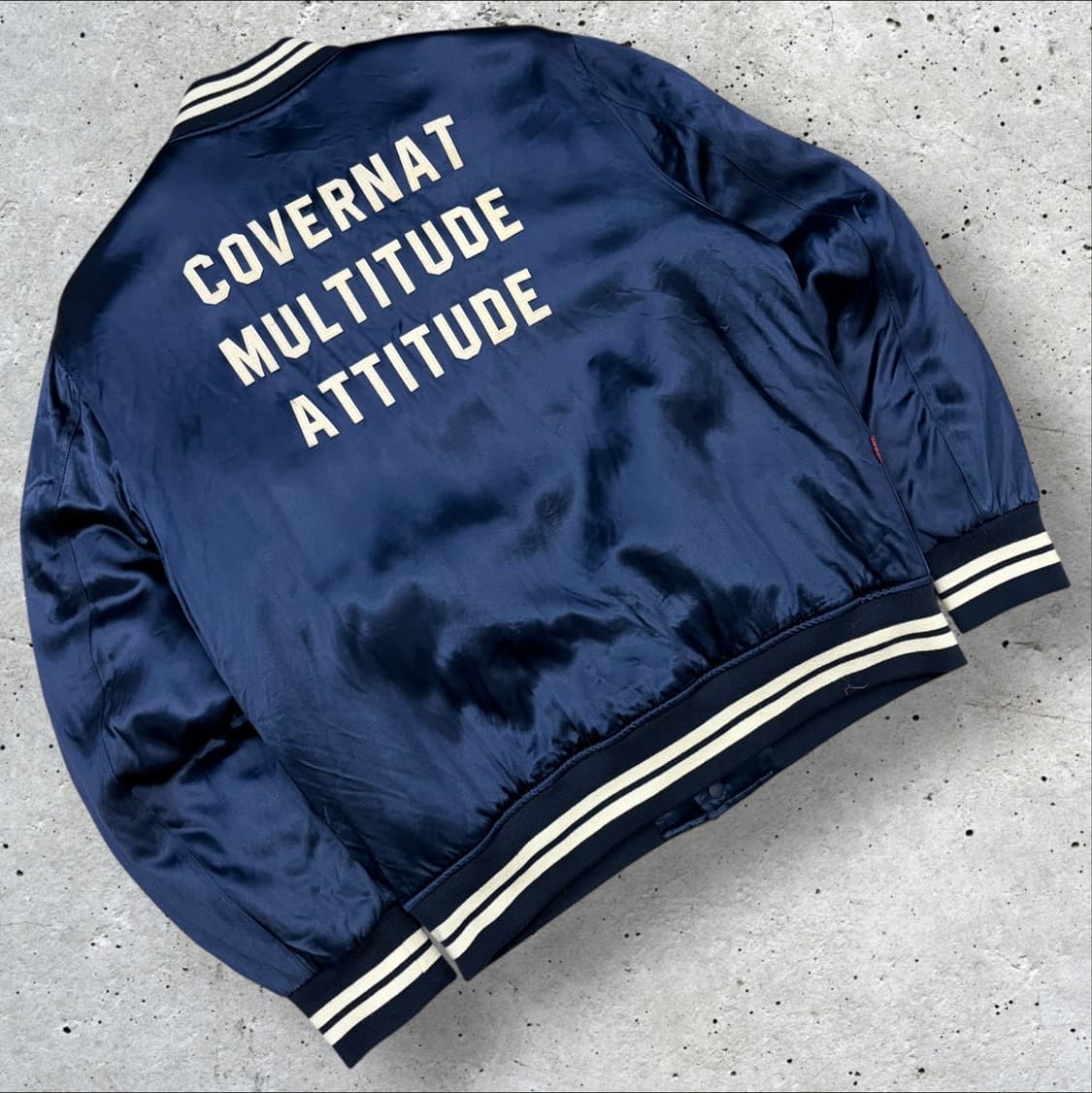 [XL] 16s 커버낫 폴리 스타디움 블루종 집업 자켓 C232 상품이미지1