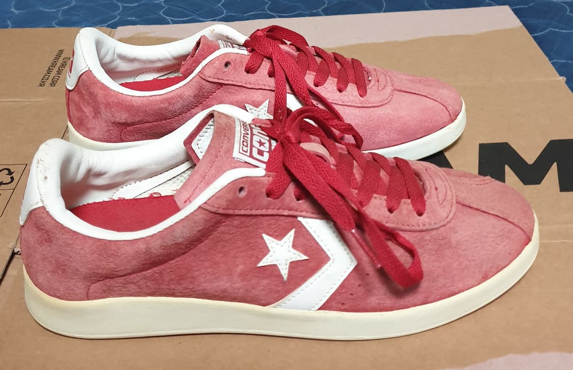 컨버스 CONS 스타플레이어 스웨이드 빈티지레드 스니커즈 (250) 상품이미지2