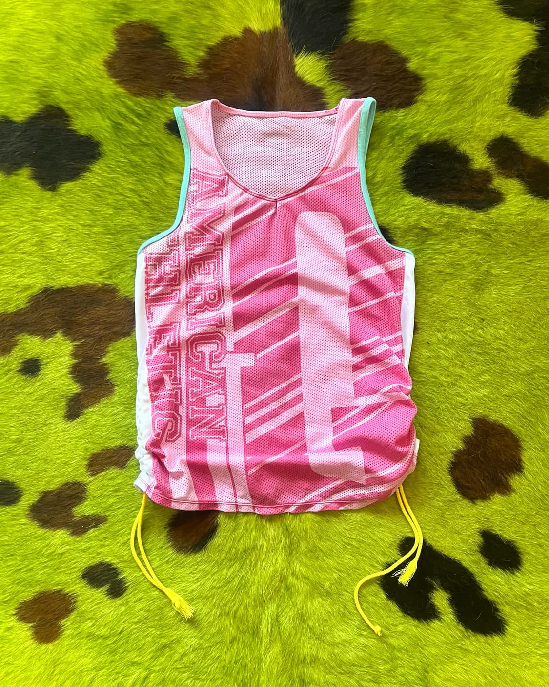 Japanese Vintage Pink Sporty Sleeveless 상품이미지4
