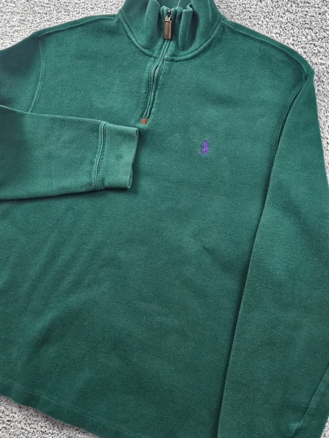 폴로랄프로렌 코튼 하이 넥 하프 집업 니트 ( M ) / 10822 상품이미지6