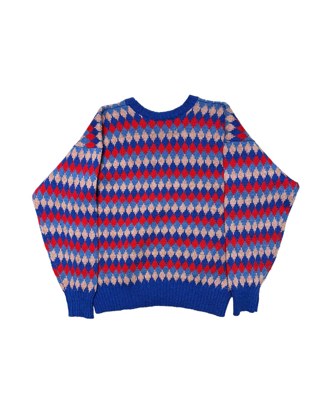 빈티지 울 아가일 노르딕 스웨터 상품이미지4