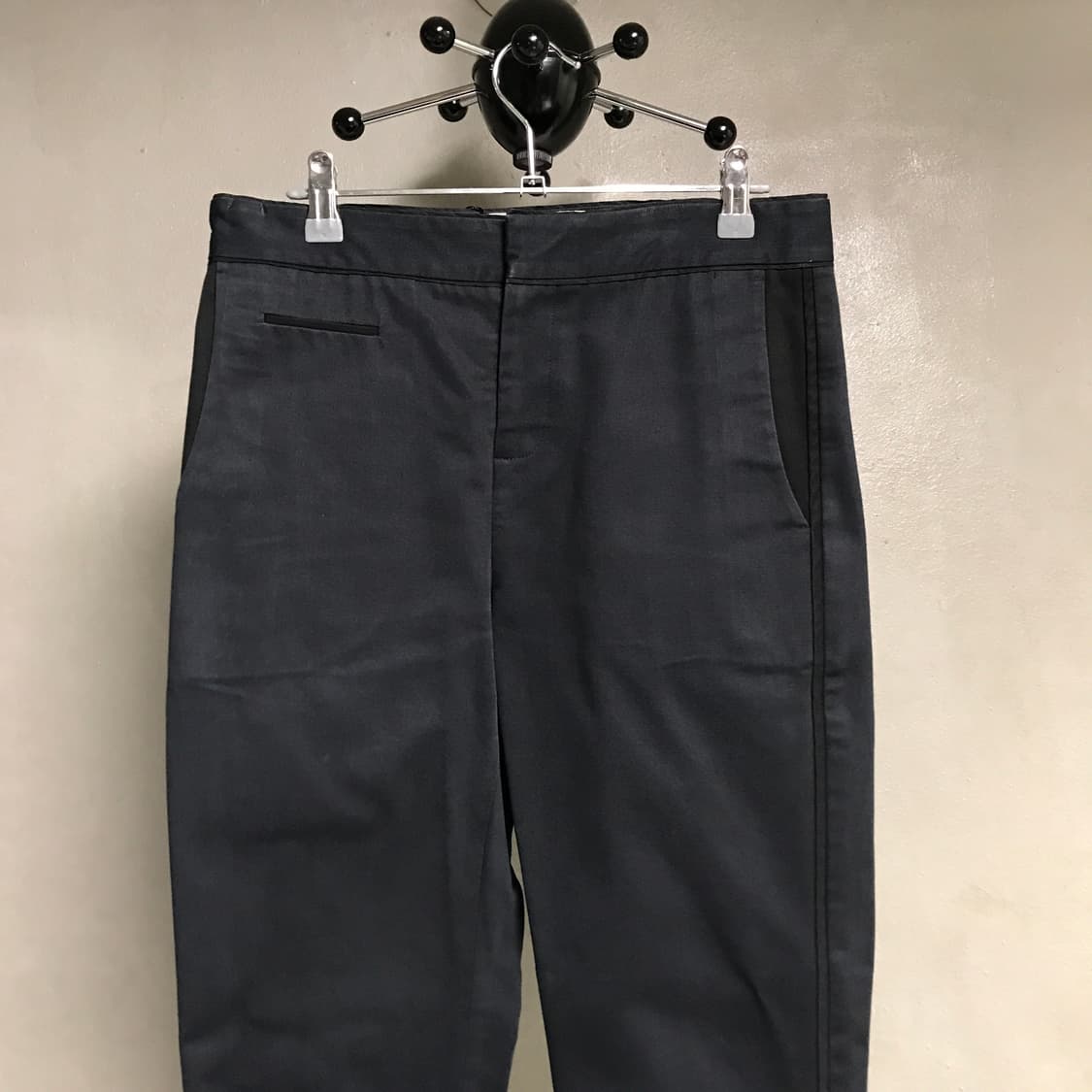 마르니 블랙 코튼 팬츠 38(W) 상품이미지2