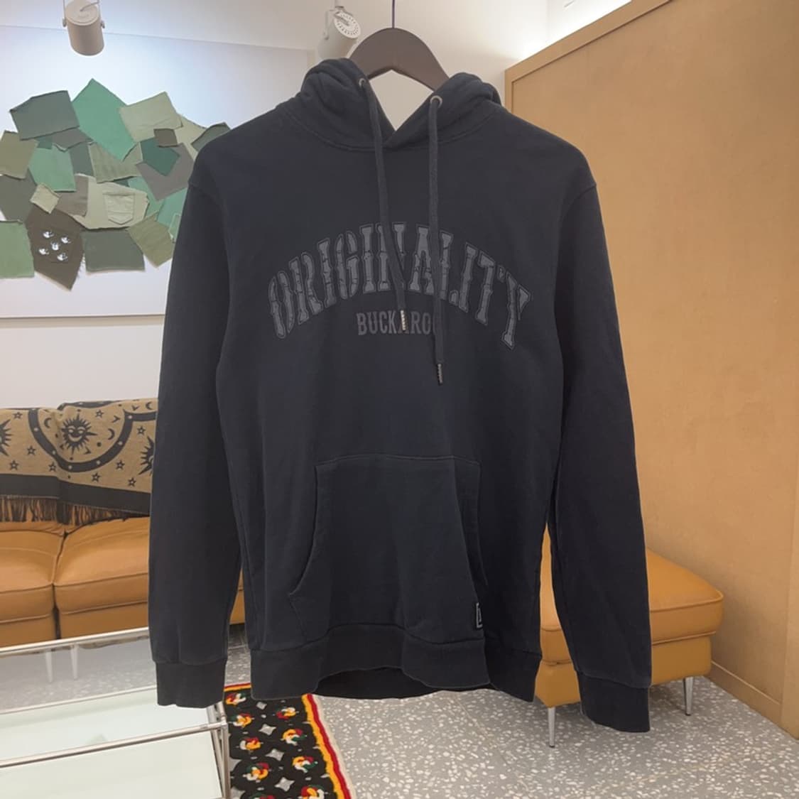 버커루 스트릿 힙합 약기모 후드티 M C07160 상품이미지3