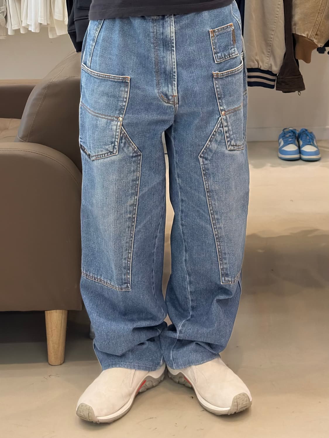 미쏘니 더블니 데님팬츠 상품이미지7
