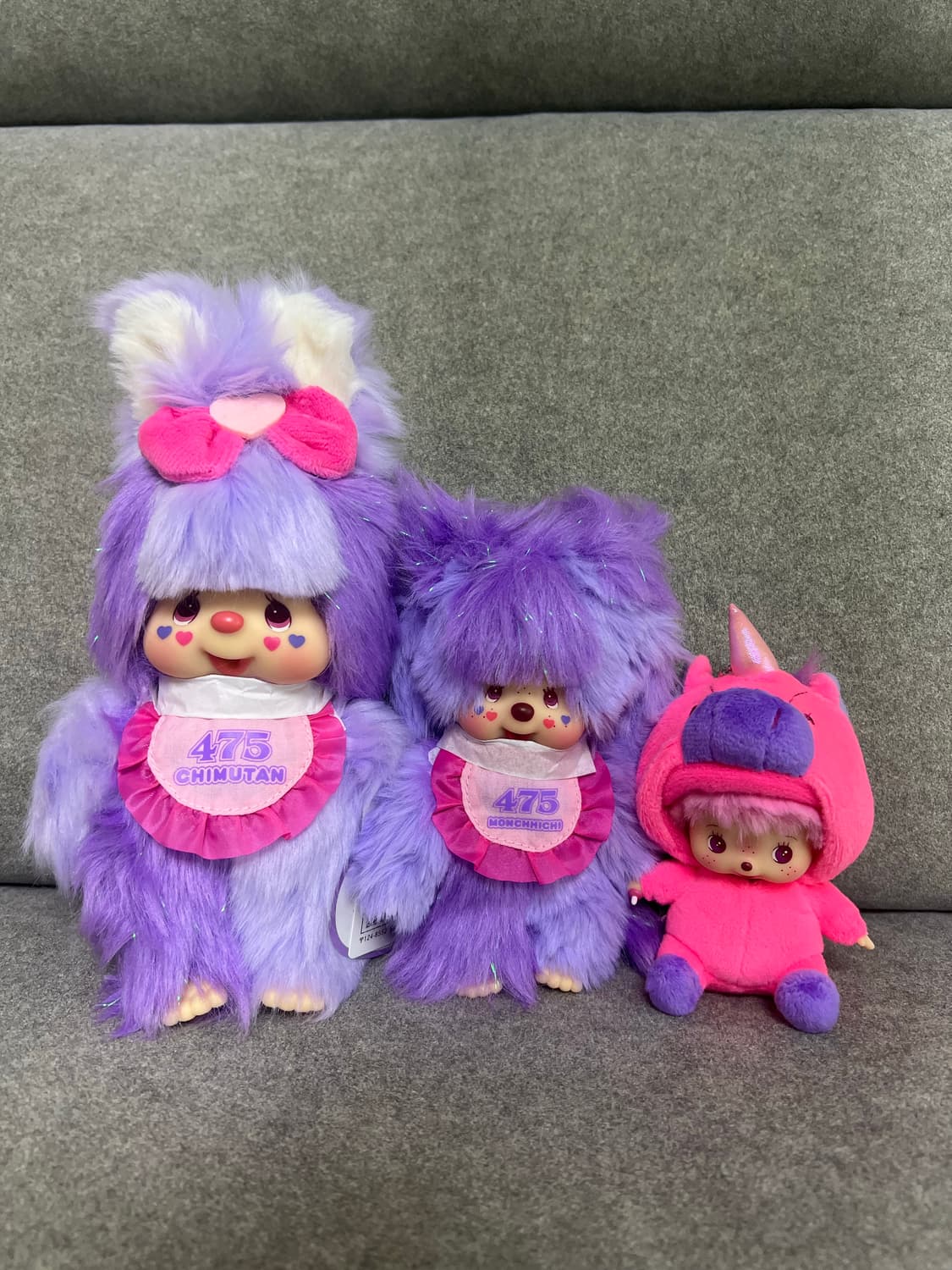 시나코 몬치치 2탄 치무탄, 몬치치 키링, 베비치치 키링 3종 세트 상품이미지1