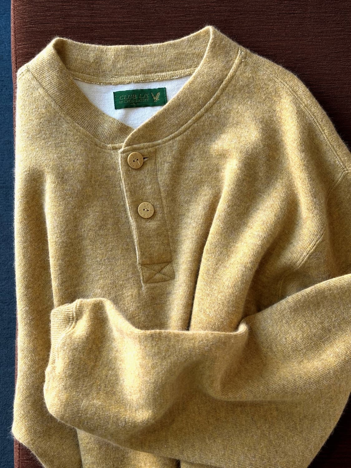 Design neck high gauge knit P/O 상품이미지1