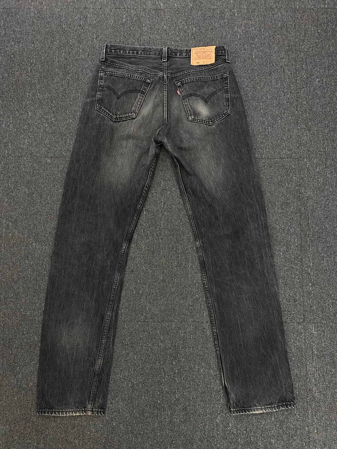 90s Levis 리바이스 501 흑청 데님팬츠 상품이미지8