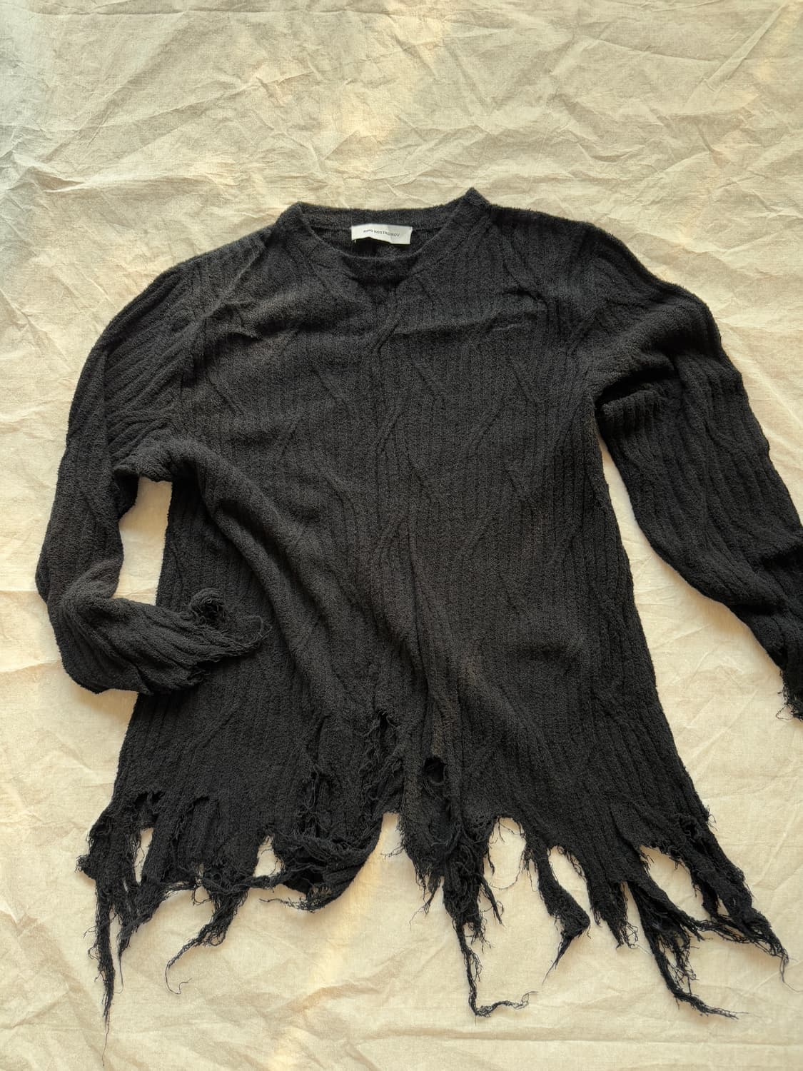 [50] 키코 코스타디노브 23ss CEDID 크루넥 점퍼 블랙 상품이미지1