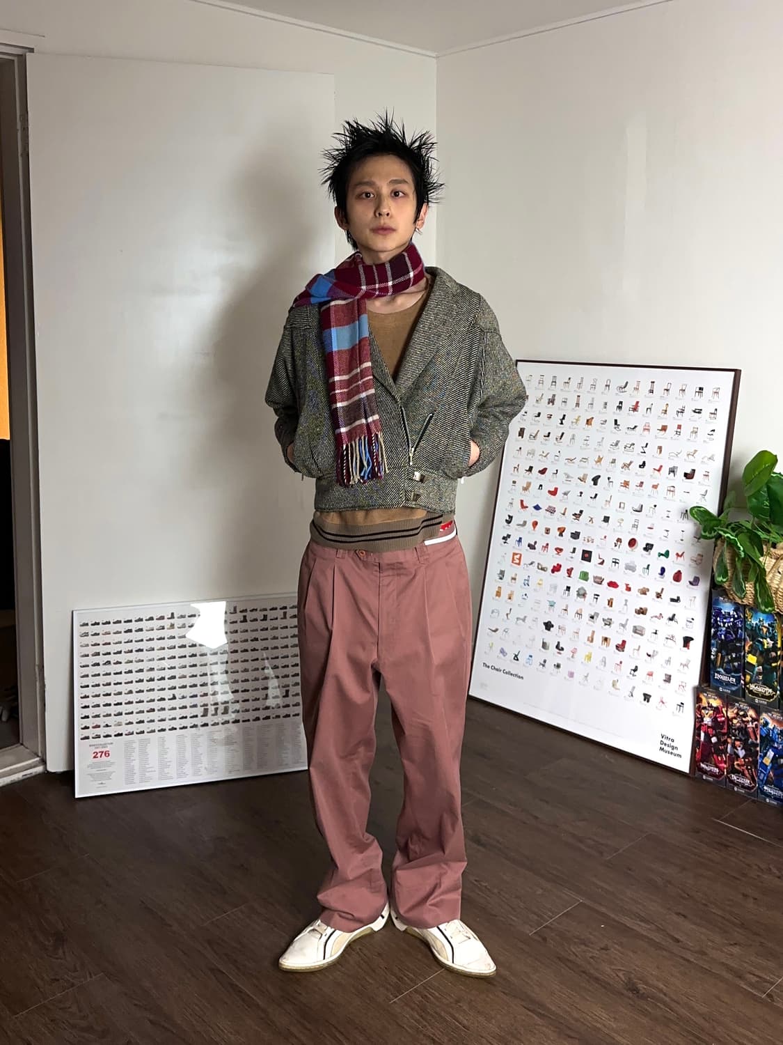 Ascot Tokyo Style 자카드 크롭 오버 봄버 상품이미지4