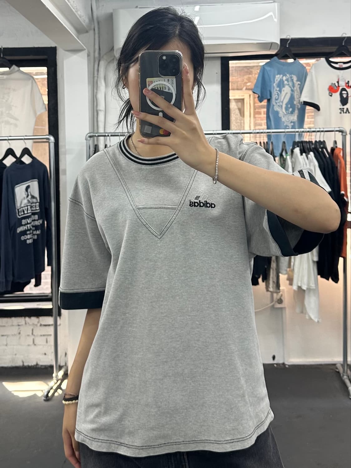 아디다스 90s 올드스쿨 티셔츠 상품이미지1