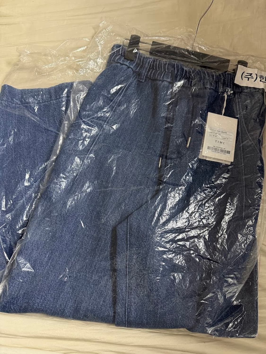 타임옴므 드로우스트링 데님팬츠 상품이미지3