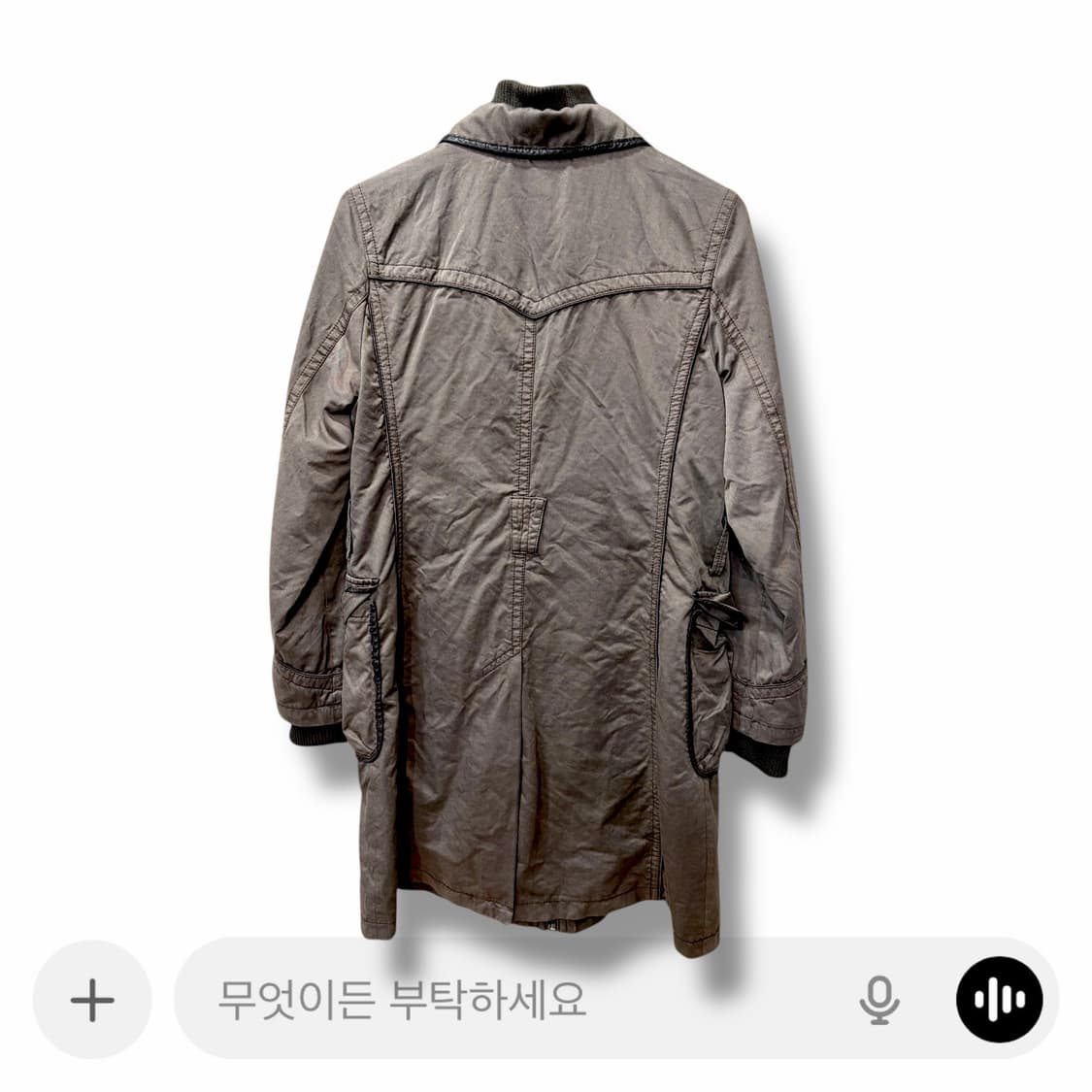 빈티지 밀리터리 디테일 코트 (L) 상품이미지5