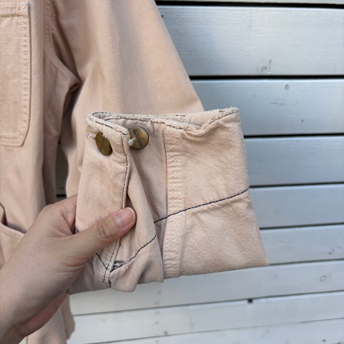 Carhartt 90s 칼하트 made in usa 데님 초어자켓 상품이미지6