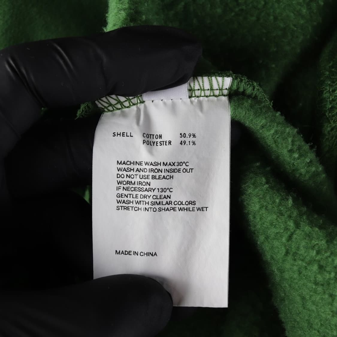 감마갤러리 그린 넥 스냅 기모 후드티 S 상품이미지7