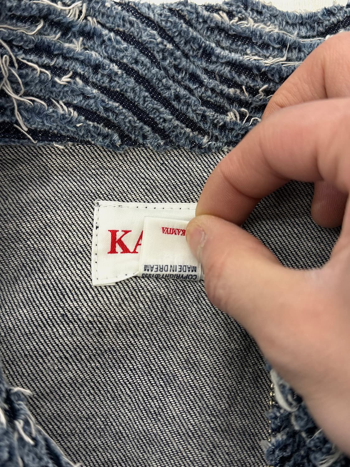 카미야 23ss 웨이브 서퍼 데님 자켓 상품이미지9