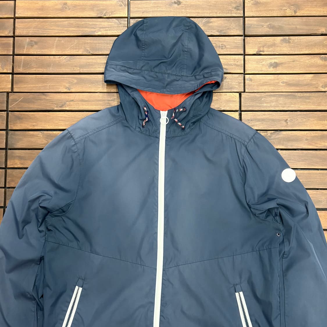 (XL) 팀버랜드 네이비 후드 바람막이 자켓 상품이미지2