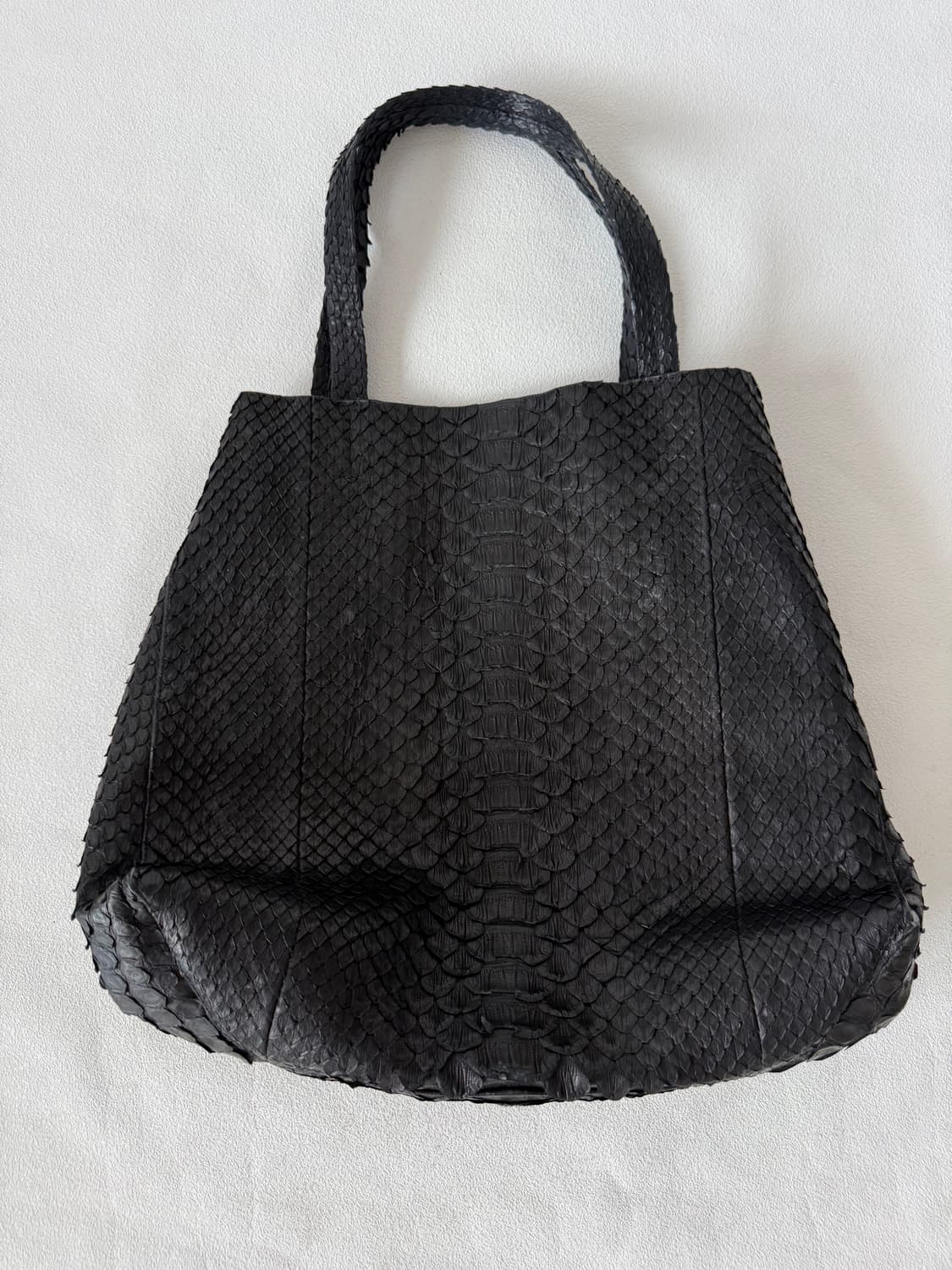 Pre owned 리얼 파이톤 토트백 상품이미지3
