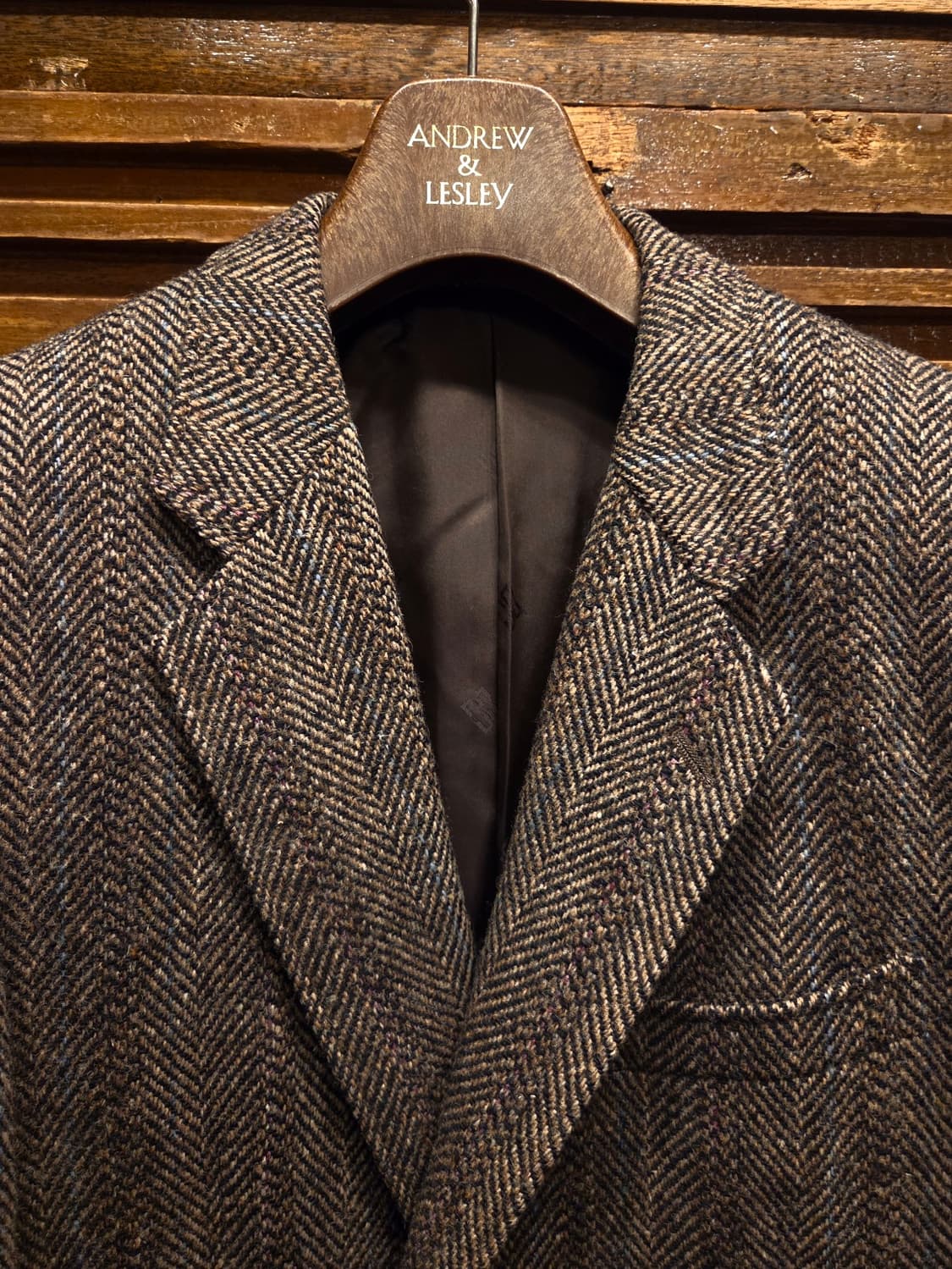 닥스 영국제 해리스트위드자켓  상품이미지3