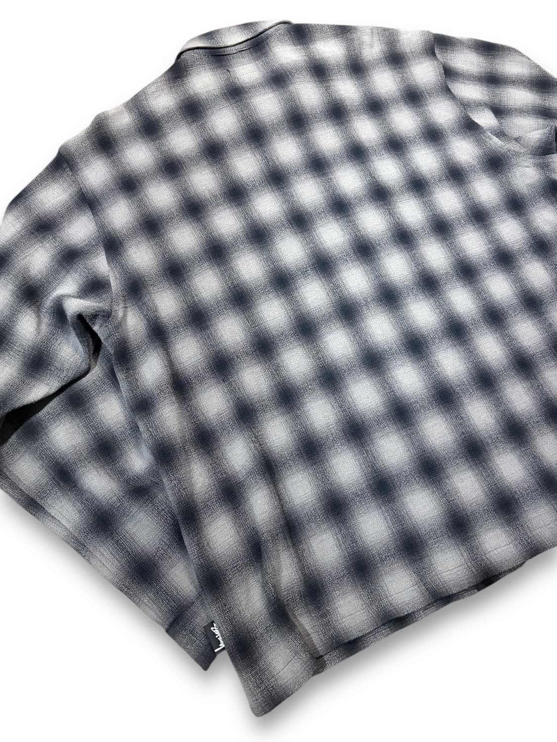 스투시 트위스티트 얀 플레이드 집 셔츠 챠콜 상품이미지6