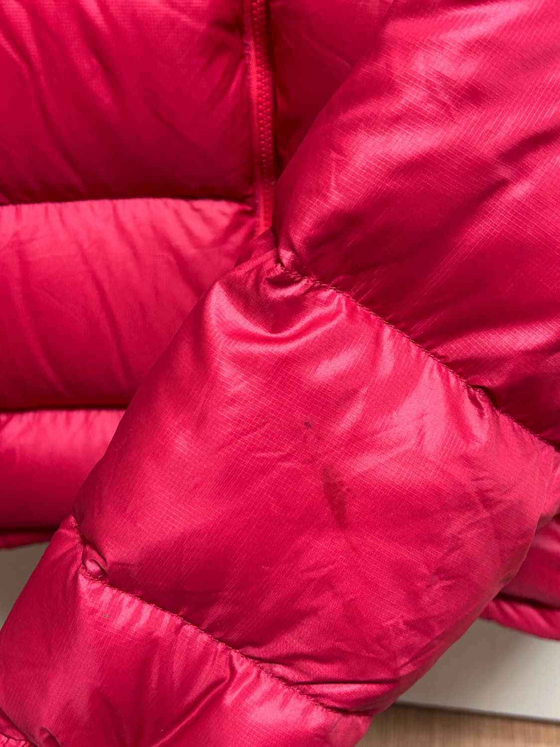 노스페이스 700 눕시 패딩 90 레드 상품이미지6