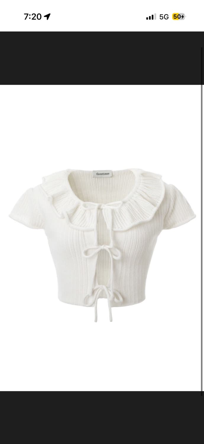 쓰리타임즈 버니 세트 탑m 스커트s 상품이미지3