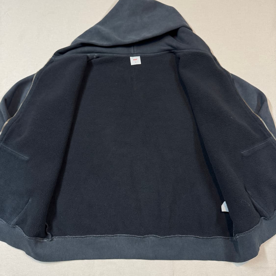 L) 블라인드파일즈 블랭크 후드집업 상품이미지5