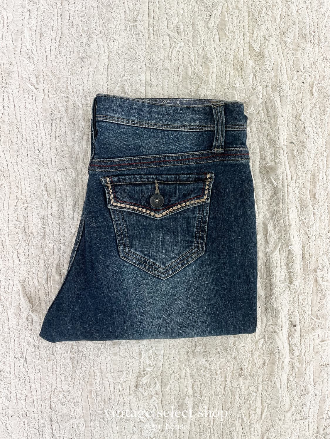 vintage washed straight denim pants 상품이미지4