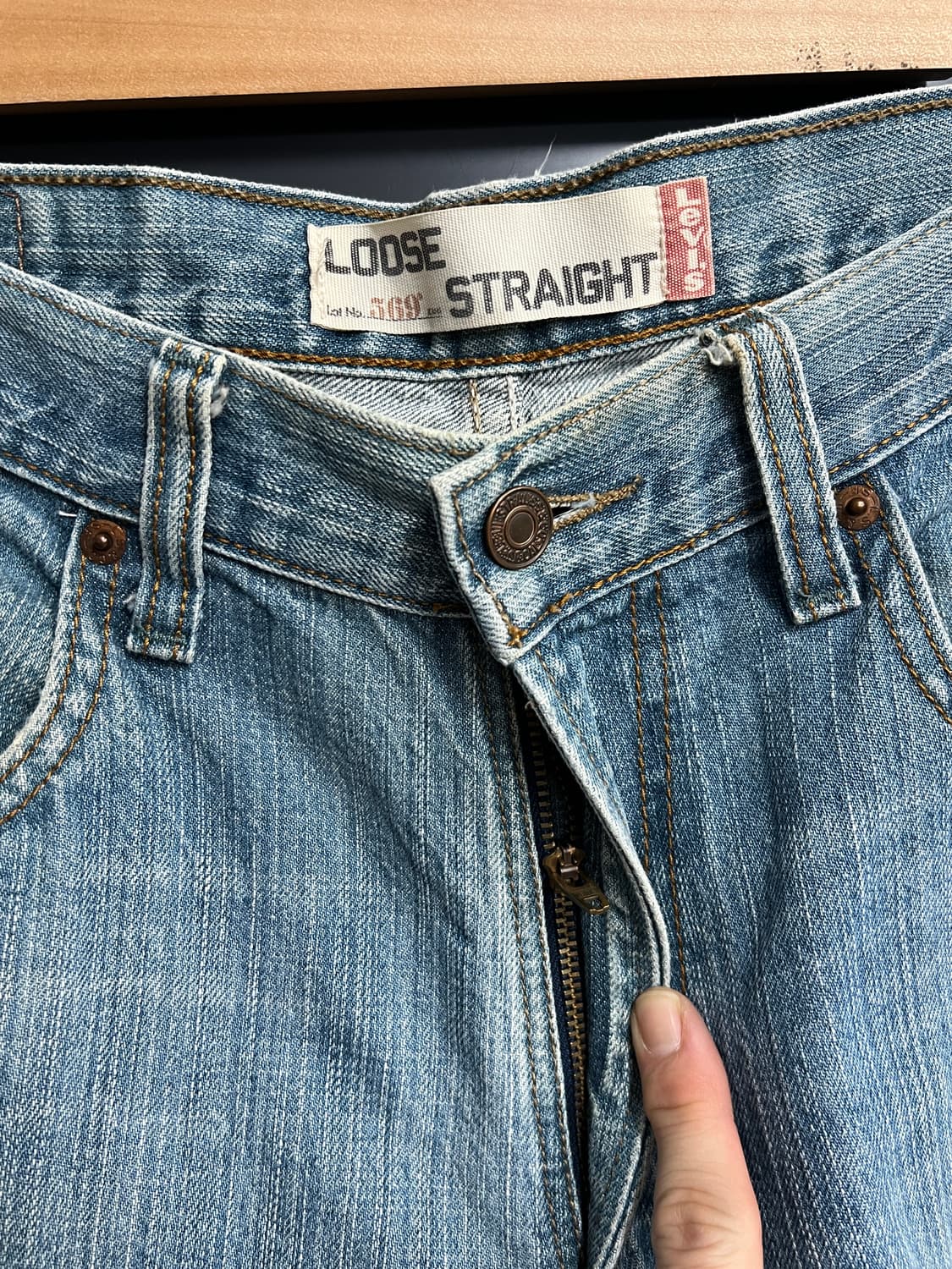 Levis Loose Straight 리바이스 569 데님 팬츠 상품이미지5