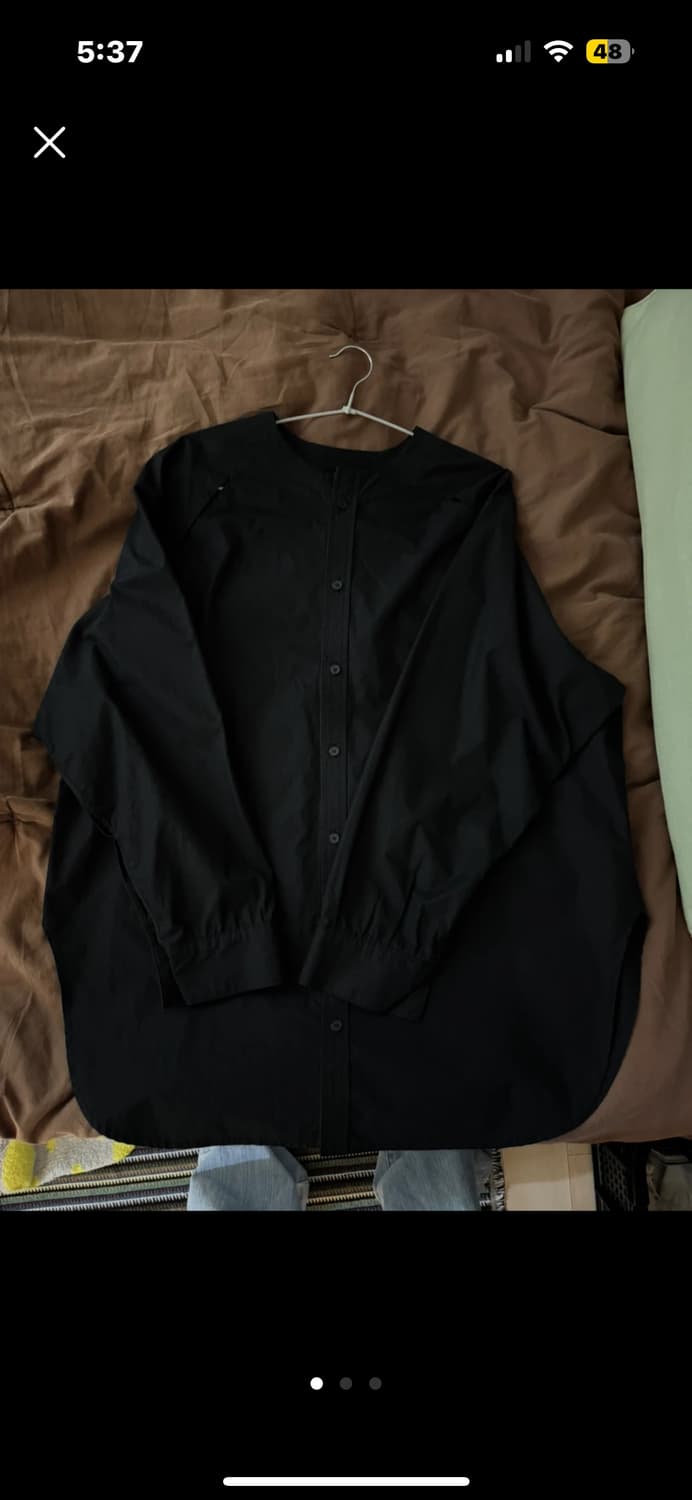 에센셜바이이큐엘 슬릿 셔츠 S  상품이미지2