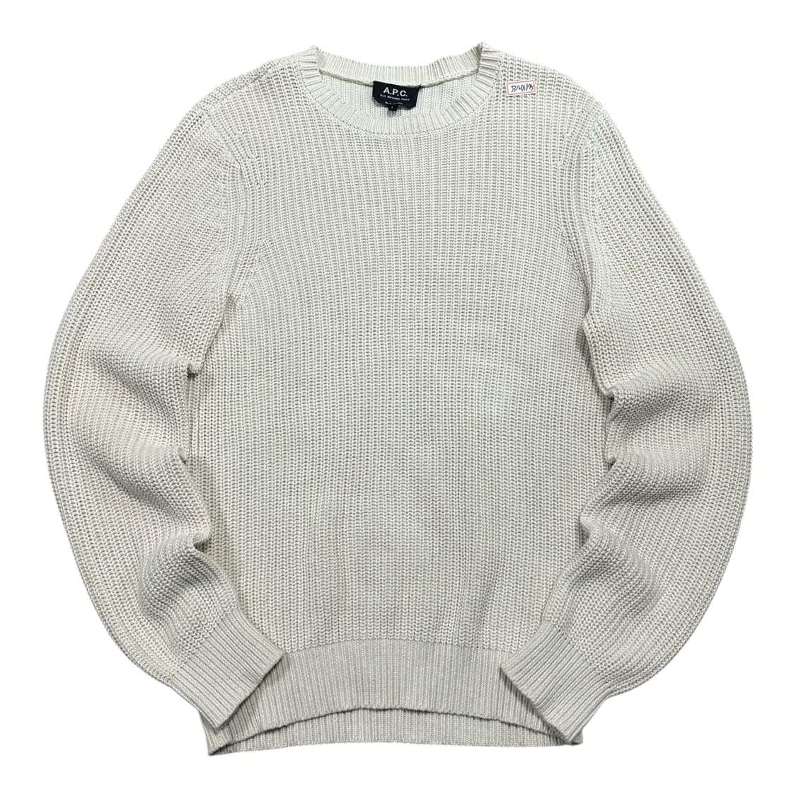 ✨ (바배) 아페쎄 아이보리 니트 맨투맨  상품이미지1