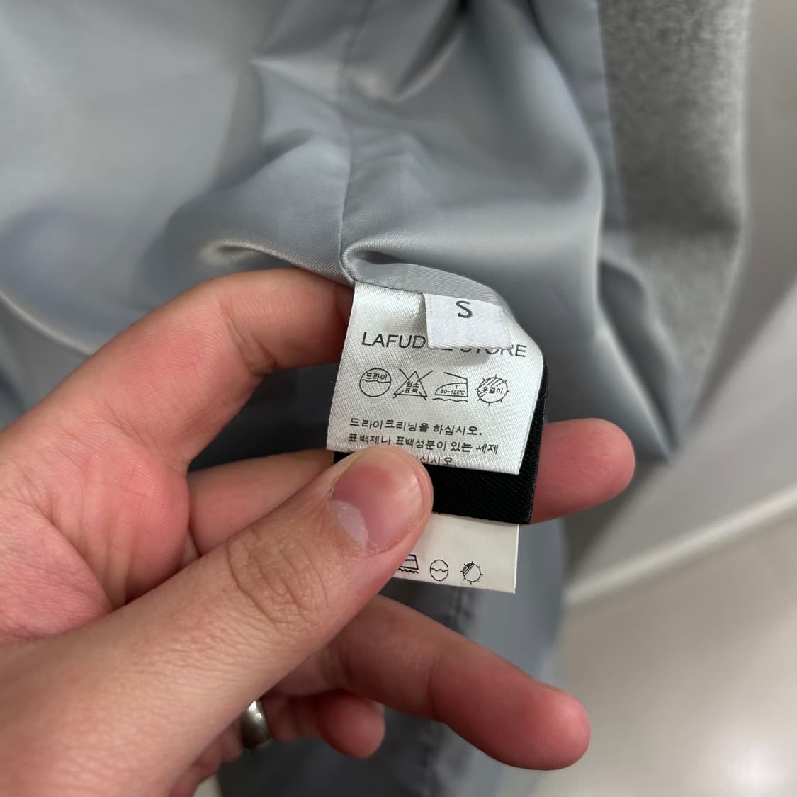 라퍼지스토어 울리치 블랜드 래글런 더블버튼 롱코트 상품이미지4