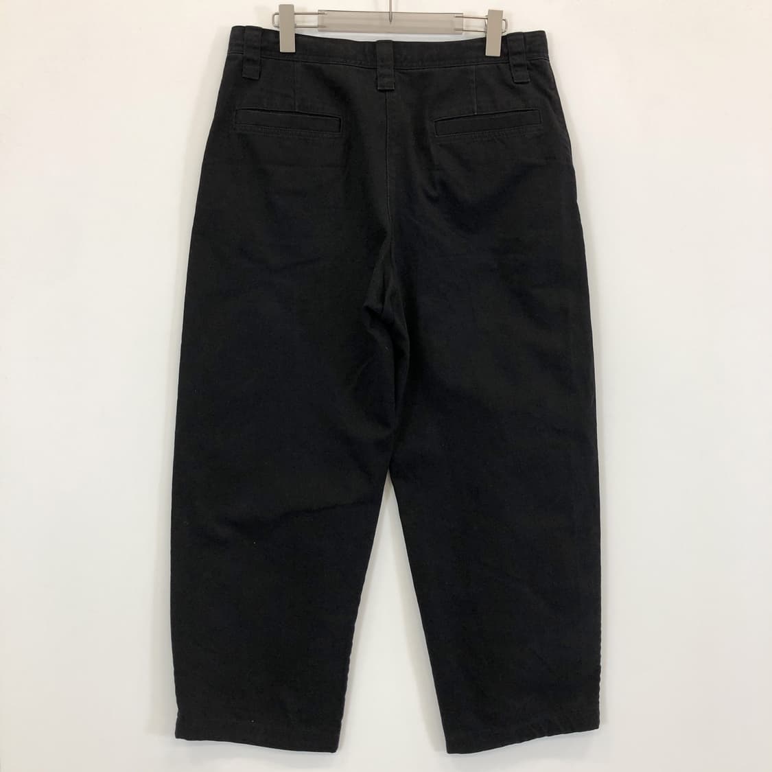 유니클로U 와이드 치노팬츠 82 블랙 상품이미지2