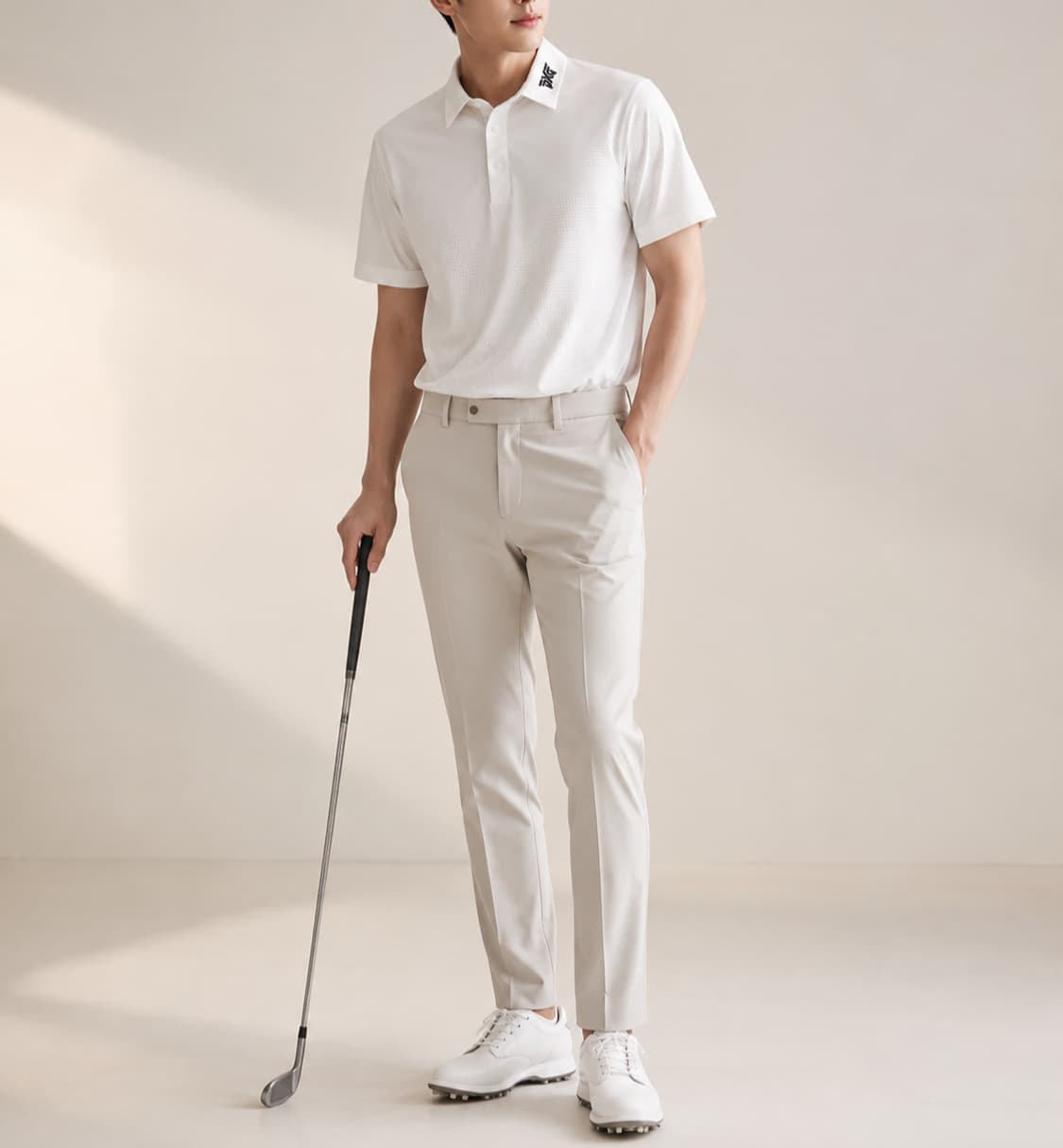 PXG 남성 빅 로고 엠보싱/테이핑 포인트 폴로 셔츠ㅣ 상품이미지6