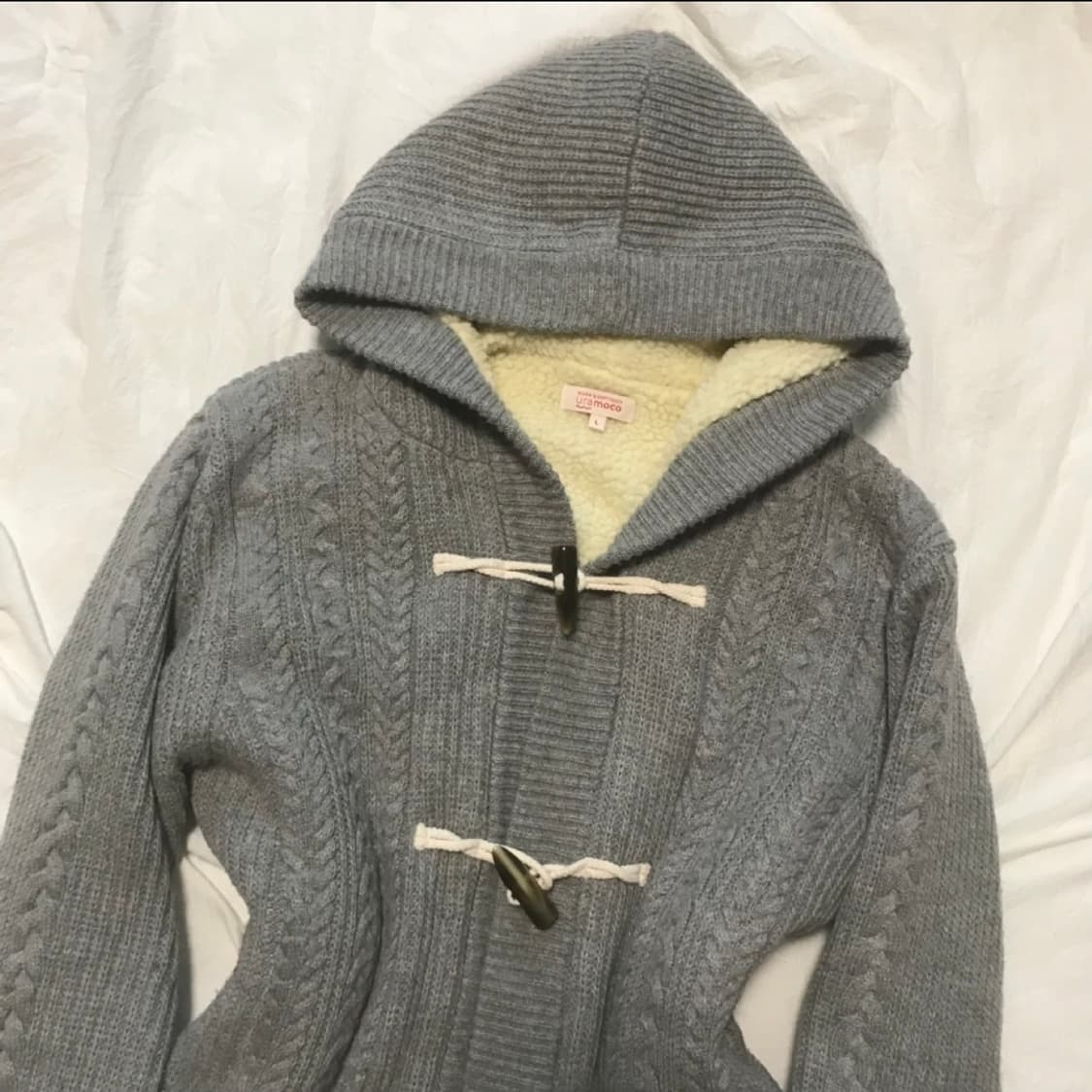 일본빈티지 떡볶이 니트 코트 상품이미지2