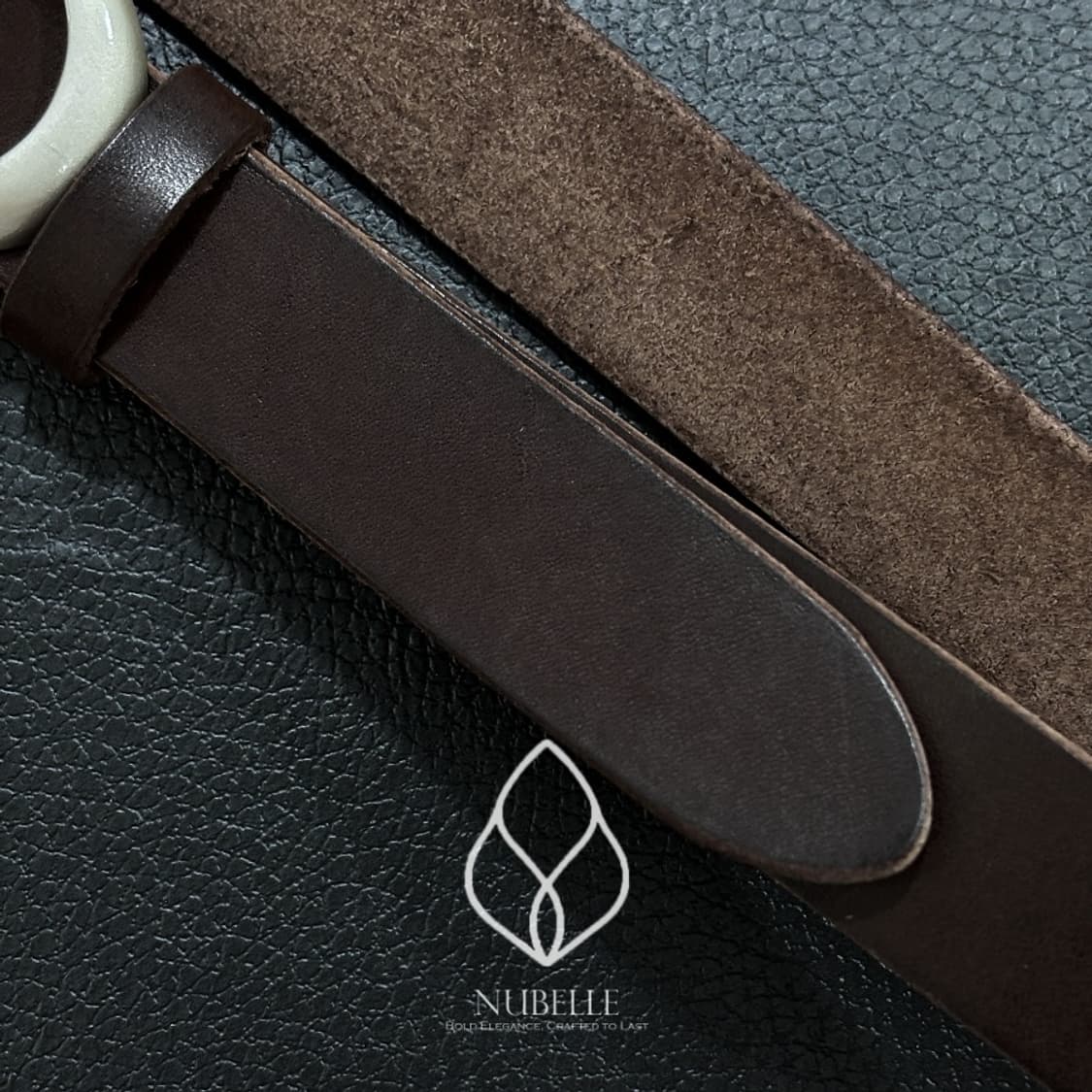 🌗 Oval ring belt / 오벌 링 버클 소가죽 웨스턴 벨트 상품이미지5