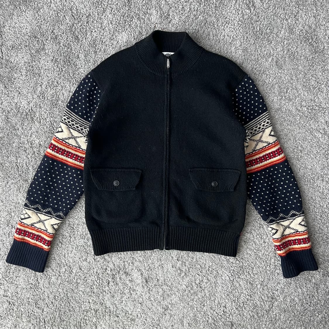 준야와타나베 집업 니트 L 상품이미지1