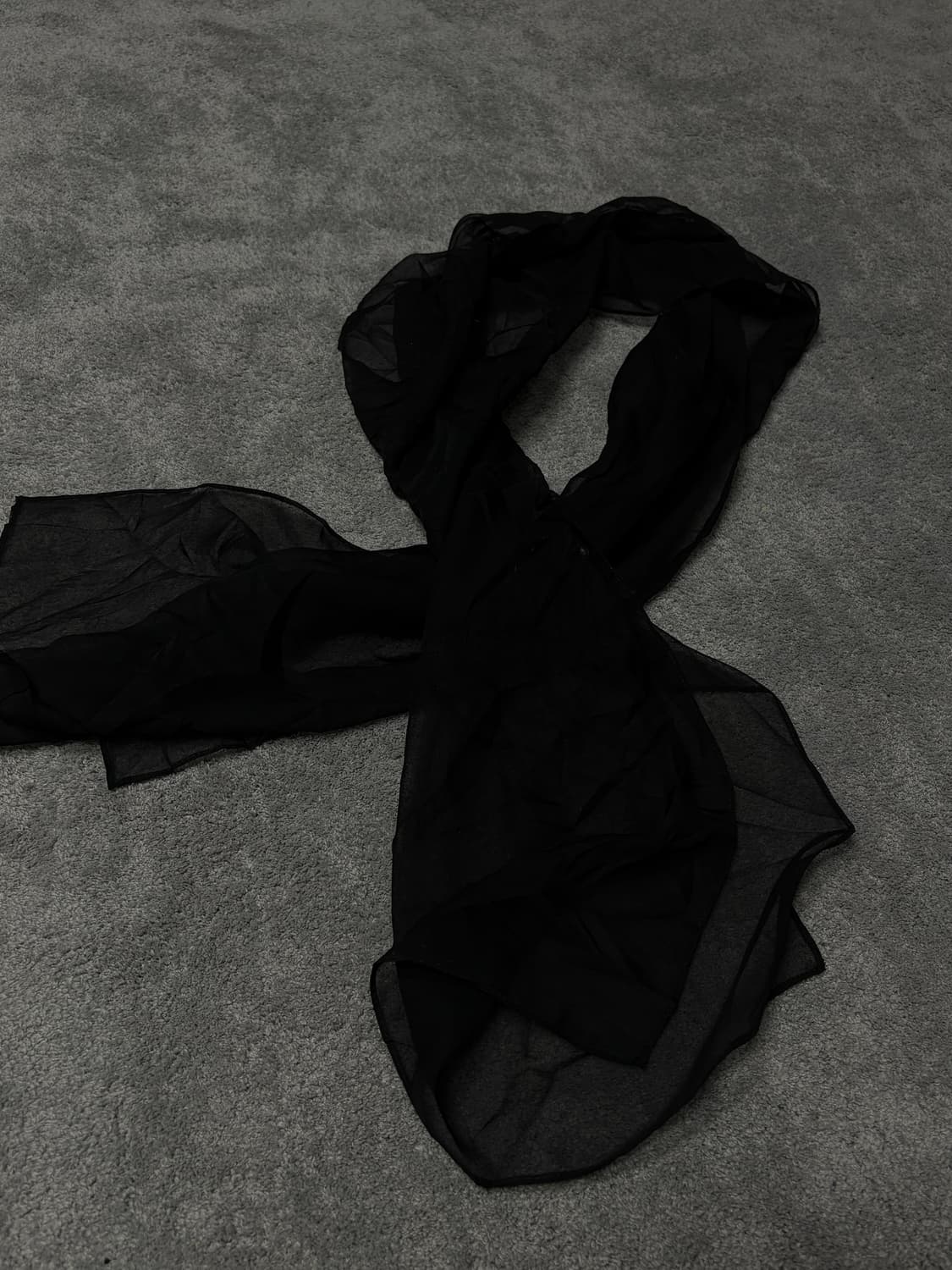 Vintage v-kei gothic Silky punk scarf 상품이미지2