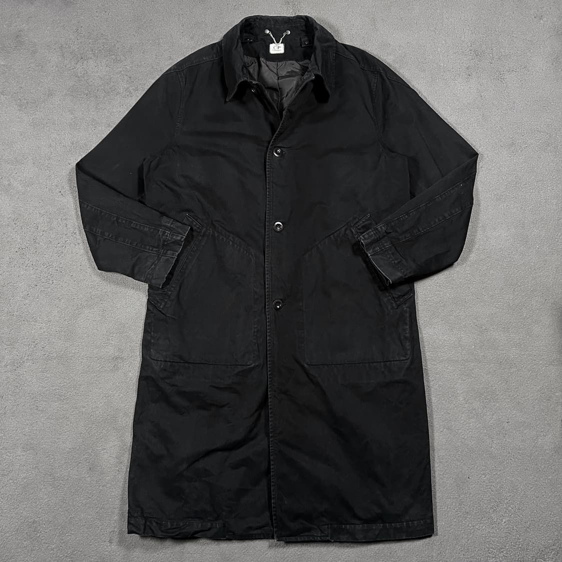 CP컴퍼니 코튼 롱 싱글버튼 코트 자켓 상품이미지2