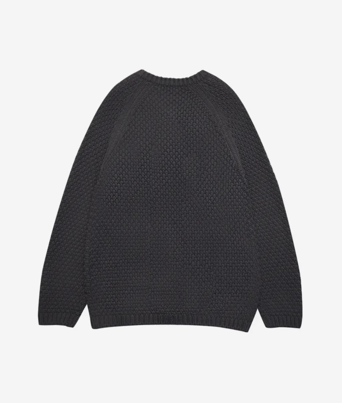 미레코 TURTLE-BUTTON KNIT CARDIGAN CHARCOAL 상품이미지4