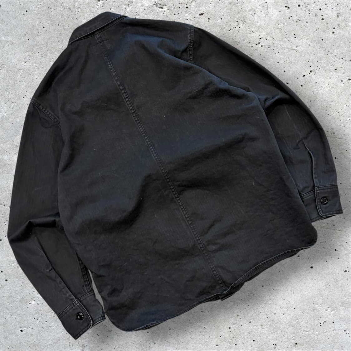 [2] 더블텝스 WTAPS 블랙 워크 셔츠 긴팔 남방 D522 상품이미지2