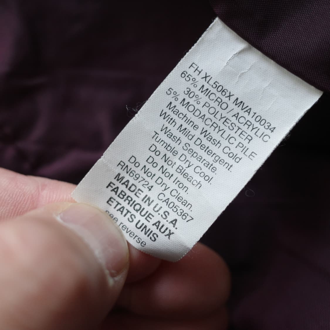 90s 엘엘빈 콜롬비아 쉐르파 딥파일 플리스 자켓 MADE IN USA 상품이미지7