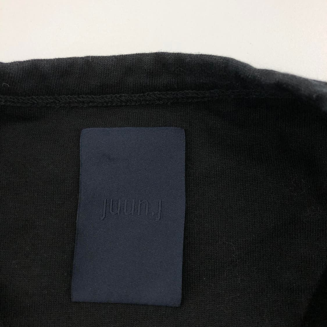 juun.j 준지 우븐 단가라 오버반팔 90-95 상품이미지5